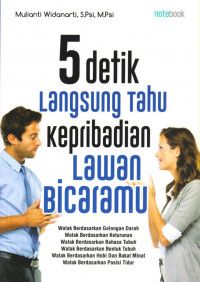 5 Detik Langsung Tahu Kepribadin Lawan Bicaramu