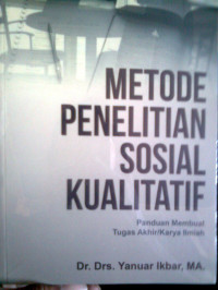 Metode Penelitian Sosial Kualitatif