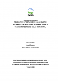 LAPORAN AKTUALISASI

PEMBUATAN INFOGRAFIS DAN PAPAN BULETIN
INFORMASI CUACA UNTUK WILAYAH KAB. PANIAI DI
STASIUN METEOROLOGI KELAS III ENAROTALI