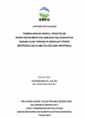 LAPORAN AKTUALISASI PEMBAHARUAN MODUL PRAKTIKUM PRODI INSTRUMENTASI SEBAGAI KELENGKAPAN BAHAN AJAR TARUNA DI SEKOLAH TINGGI METEOROLOGI KLIMATOLOGI DAN GEOFISIKA